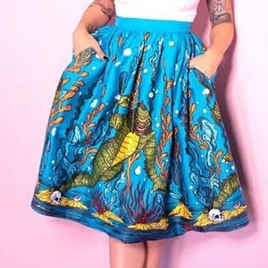 Discontinued Vixen by Micheline Pitt Swamp Monster skirt